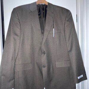 Pronto Uomo Men's Brown Checkered Sport Coat (NWT - 44R)